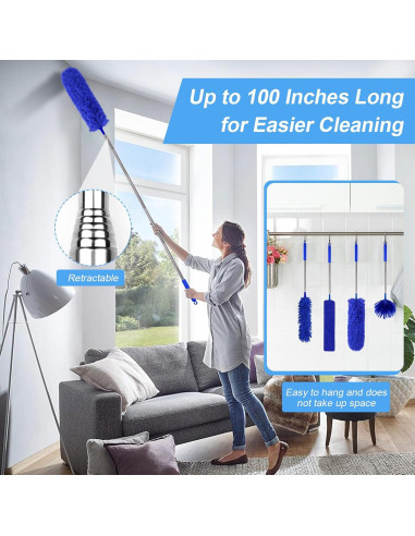 Kit de Limpieza Duraone 5 en 1 con Polo Extensible 254 cm