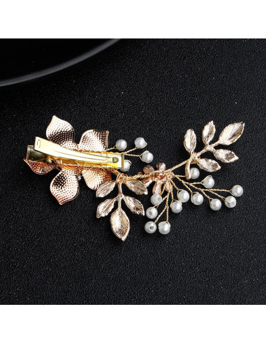 Clip de Cabello de Boda Suandsu - Horquilla Elegante 8.4x6.9cm