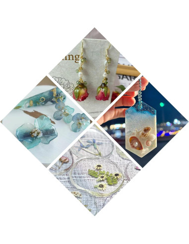Resina UV 1KG Frenshion Cristal Claro para Joyería DIY
