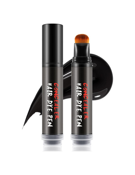 Bolígrafo Retoque Raíces Cabello Negro 20ML - Semipermanente Bolígrafo Retoque Raíces Cabello Negro 20ML - Semipermanente