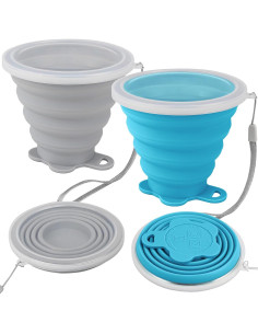 Taza Plegable de Silicona JBER para Viaje 260ml - 2 Colores 2
