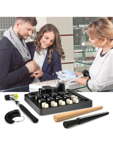 Herramienta de Doblado de Anillos JAZORR - 27 Piezas, Nylon y Acero Herramienta de Doblado de Anillos JAZORR - 27 Piezas, Nylon y Acero