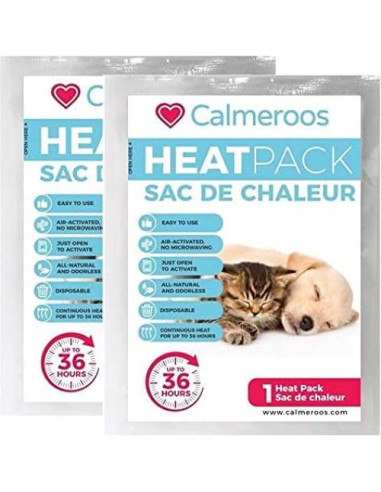 Juguete Calmeroos para Cachorros - Alivio de Ansiedad Negro y Marrón