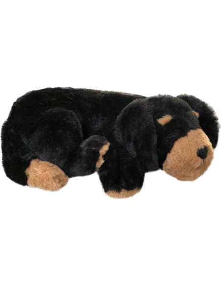 Juguete Calmeroos para Cachorros - Alivio de Ansiedad Negro y Marrón Juguete Calmeroos para Cachorros - Alivio de Ansiedad Negro y Marrón