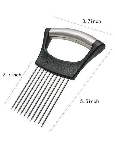 Cortador de Cebolla Sueea de Acero Inoxidable, 1 PCS