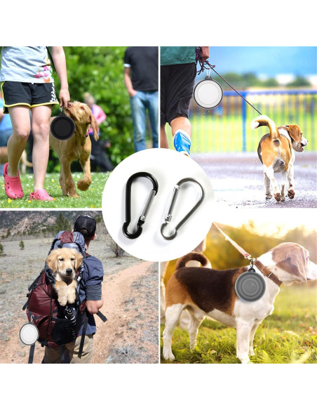 Cuencos Plegables para Perros SLSON - 2 Unidades 350 ml Cuencos Plegables para Perros SLSON - 2 Unidades 350 ml