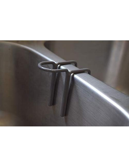 Soporte Ajustable para Varita de Platos TidySink - Gris Soporte Ajustable para Varita de Platos TidySink - Gris