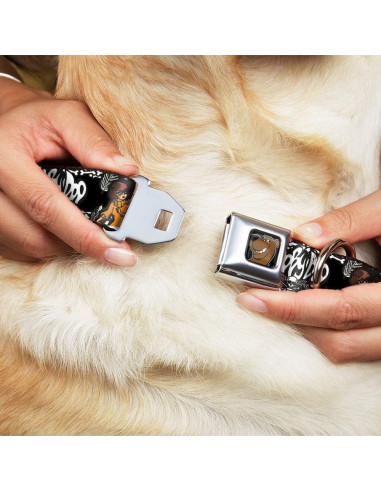 Collar de Perro Buckle-Down Scooby Doo 2.54 cm Ajustable 22-38 cm