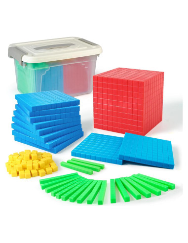 Juego de Bloques de Base Diez TH - Manipulativos Matemáticos