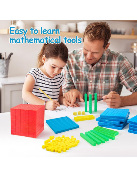 Juego de Bloques de Base Diez TH - Manipulativos Matemáticos Juego de Bloques de Base Diez TH - Manipulativos Matemáticos