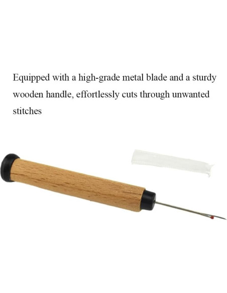 Desgarrador de Costuras HAHIYO de Madera 12cm Ergonómico Desgarrador de Costuras HAHIYO de Madera 12cm Ergonómico