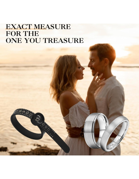 Medidor de Talla de Anillo King Will 0-17 Reutilizable 27 PCS