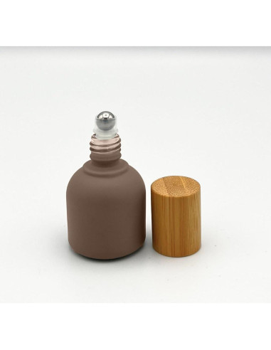 Botellas de Rodillo de Vidrio NatuRoller 10ml con Tapa de Bambú