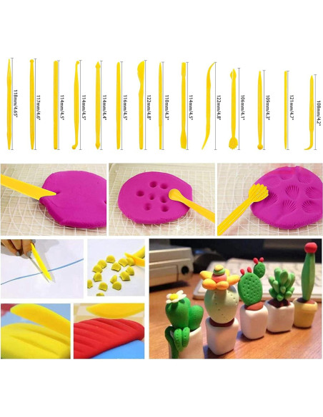 Juego de Herramientas de Modelado de Arcilla Allazone 25 PCS Juego de Herramientas de Modelado de Arcilla Allazone 25 PCS