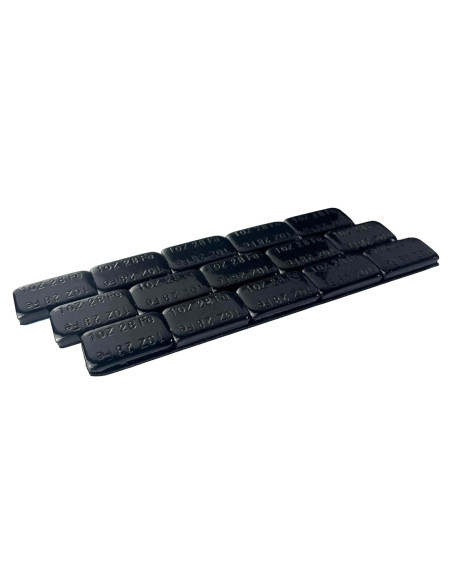 Peso Adhesivo para Ruedas ZERINT 15 Pcs 28g Negro Peso Adhesivo para Ruedas ZERINT 15 Pcs 28g Negro