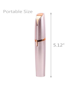 Recortador de Cejas Eléctrico CaoXiong USB Recargable Rosa 2