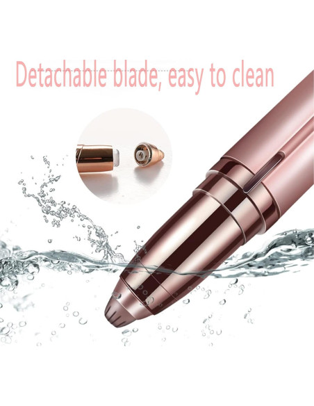 Recortador de Cejas Eléctrico CaoXiong USB Recargable Rosa Recortador de Cejas Eléctrico CaoXiong USB Recargable Rosa