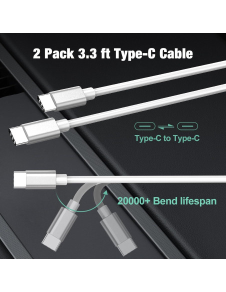 Cargador de Coche USB C Rápido 40W Cluvox Doble Puerto 20W Cargador de Coche USB C Rápido 40W Cluvox Doble Puerto 20W