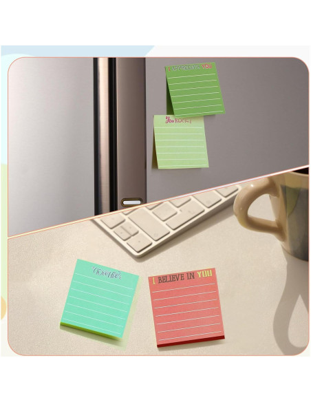 36 Notas Adhesivas Motivacionales TINSKY 7.62x7.62cm Colores Vivos 36 Notas Adhesivas Motivacionales TINSKY 7.62x7.62cm Colores Vivos