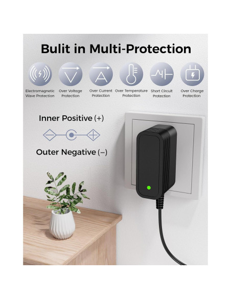 Adaptador de Corriente 12V XHUCHINMAL 1A con 10 Conectores Adaptador de Corriente 12V XHUCHINMAL 1A con 10 Conectores