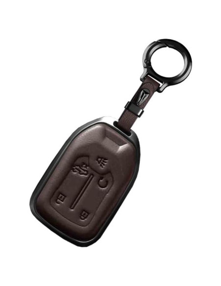 Cubierta de Llave de Coche PEICHI YMX-0001 Cuero Marrón Cubierta de Llave de Coche PEICHI YMX-0001 Cuero Marrón