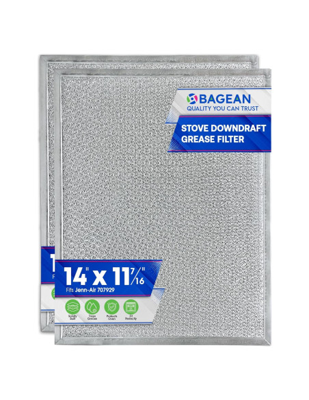 Filtro de Grasa Downdraft Bagean 707929 para Estufas Jenn Air - Paquete de 2 Filtro de Grasa Downdraft Bagean 707929 para Estufas Jenn Air - Paquete de 2