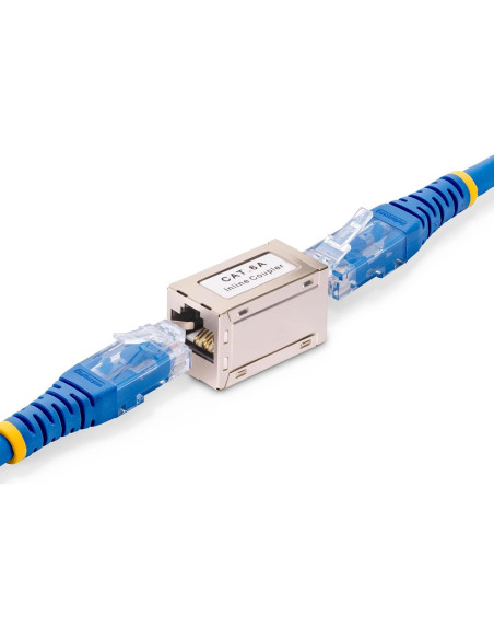 Acoplador RJ45 Blindado StarTech.com Cat6a Hembra a Hembra Acoplador RJ45 Blindado StarTech.com Cat6a Hembra a Hembra