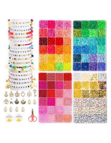 Kit de Fabricación de Pulseras Goldwise 13062 - 72 Colores