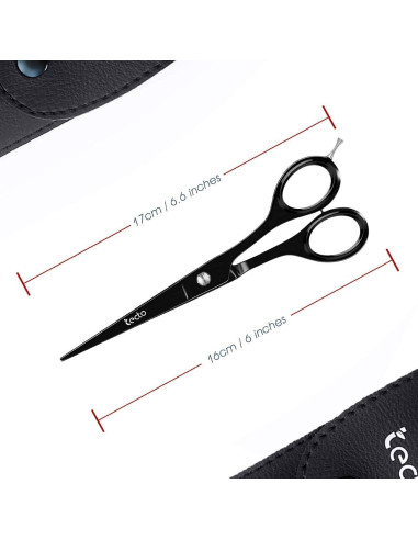 Tijeras de Barbero Tecto 16.8 cm Acero Inoxidable Profesionales