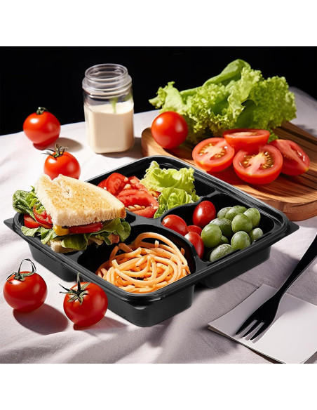 Paquete de 60 Contenedores para Comidas Noamus 34 oz Paquete de 60 Contenedores para Comidas Noamus 34 oz