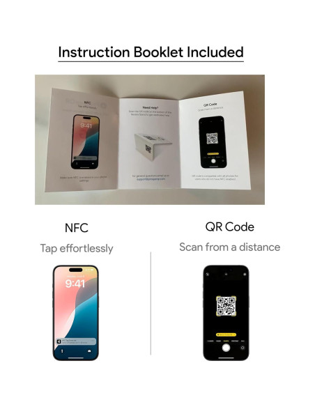 Soporte de Reseñas de Google ProsperQR - NFC y QR, 3 Unidades Soporte de Reseñas de Google ProsperQR - NFC y QR, 3 Unidades