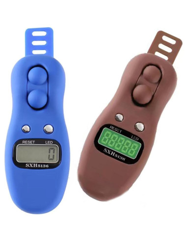 Contador Digital LED Tasbih GMBYLBY 99999 pcs ABS Compacto
