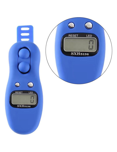 Contador Digital LED Tasbih GMBYLBY 99999 pcs ABS Compacto Contador Digital LED Tasbih GMBYLBY 99999 pcs ABS Compacto
