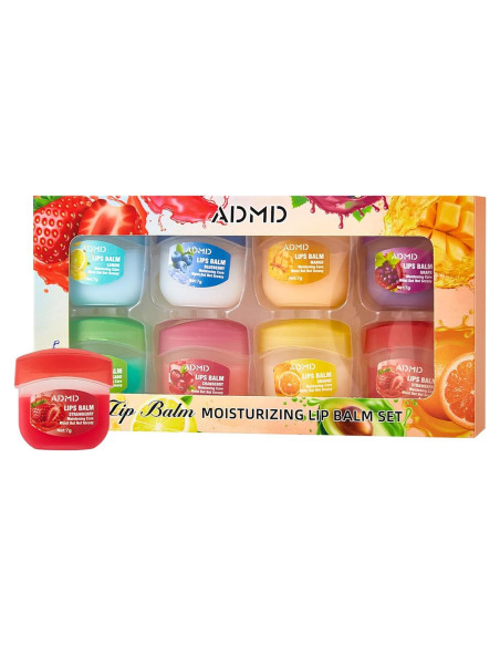 Set de 8 Mascarillas Labiales SNOWMOLLY Hidratantes Sabor Frutal Set de 8 Mascarillas Labiales SNOWMOLLY Hidratantes Sabor Frutal