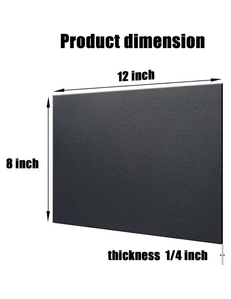 Hoja de Plástico ABS 30.48 x 20.32 cm 0.635 cm Grosor - Paquete de 2 Hoja de Plástico ABS 30.48 x 20.32 cm 0.635 cm Grosor - Paquete de 2