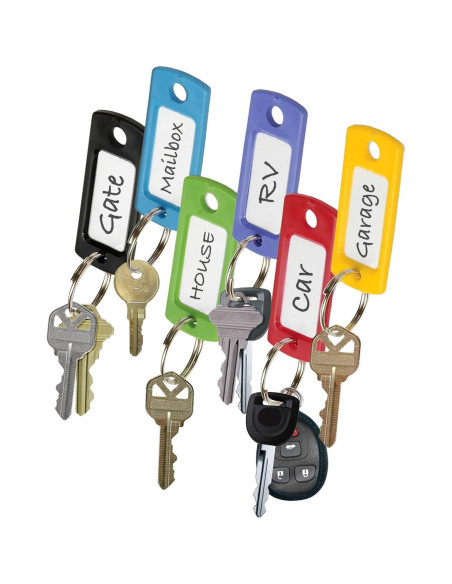 Etiquetas de Llave Plástico Lucky Line Amarillo 50 Piezas Etiquetas de Llave Plástico Lucky Line Amarillo 50 Piezas