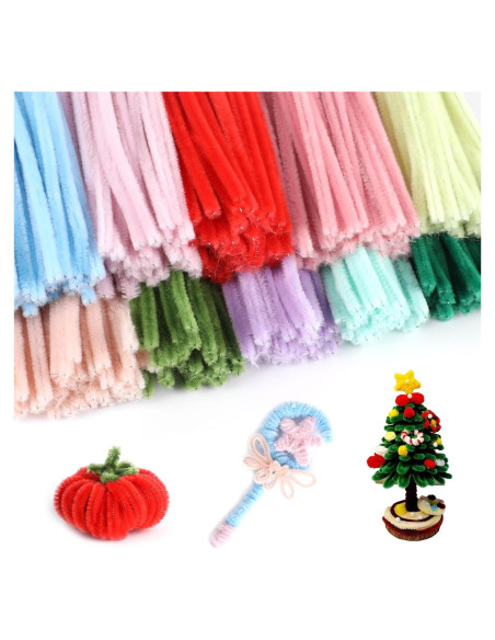 Limpiapipas Chenille Coloridos LOMIMOS 1000 Pcs 30.48 cm Limpiapipas Chenille Coloridos LOMIMOS 1000 Pcs 30.48 cm
