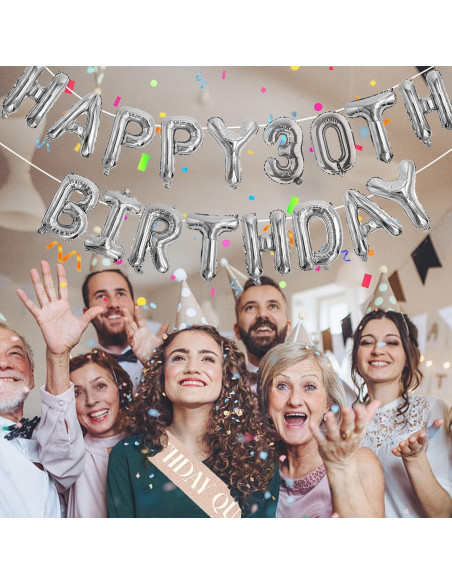 Banner de Globos de Feliz Cumpleaños Awfrky 76pcs Personalizado Banner de Globos de Feliz Cumpleaños Awfrky 76pcs Personalizado