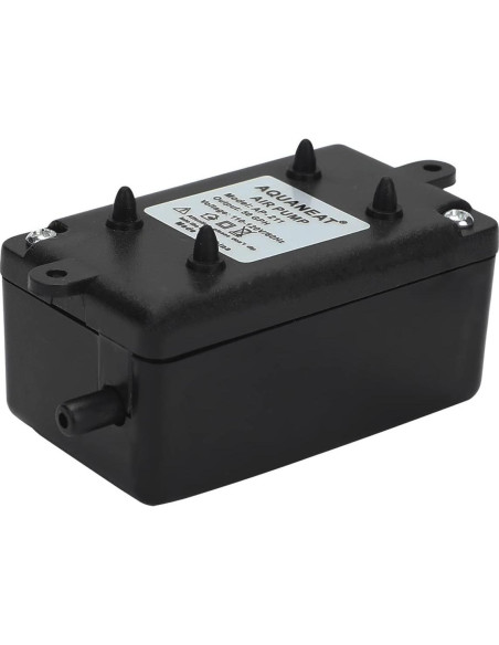 Bomba de Aire AQUANEAT para Acuario hasta 38 Litros, 50 GPH Bomba de Aire AQUANEAT para Acuario hasta 38 Litros, 50 GPH