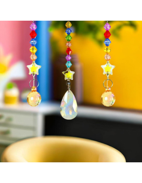 Kit de Pintura de Diamante 5D Jialeying - Colgante de Sol Arcoíris Kit de Pintura de Diamante 5D Jialeying - Colgante de Sol Arcoíris