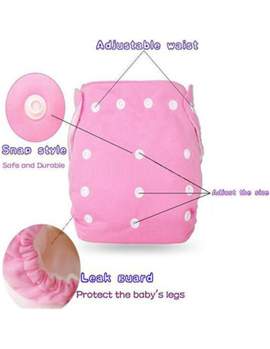 Paquete de 2 Pañales de Natación Reutilizables Storeofbaby 3.6-16.3 kg