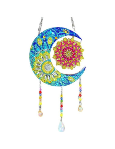 Kit de Pintura de Diamante 5D Jialeying - Colgante de Sol Arcoíris