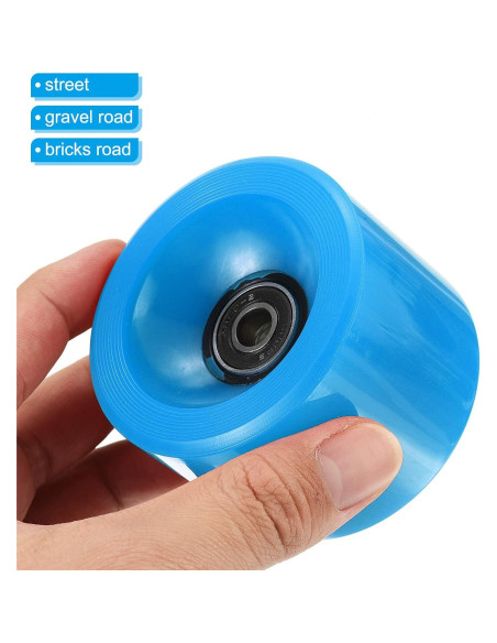Ruedas de Longboard PATIKIL 70mm 78A con Rodamientos ABEC-9 Ruedas de Longboard PATIKIL 70mm 78A con Rodamientos ABEC-9