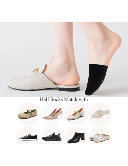 Calcetines Antideslizantes para Dedos YFUNNLE - 8 Pares Mujer Calcetines Antideslizantes para Dedos YFUNNLE - 8 Pares Mujer