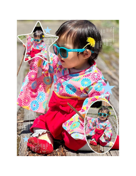 Gafas de sol polarizadas HECCEI para bebés 0-24 meses UV400 Gafas de sol polarizadas HECCEI para bebés 0-24 meses UV400