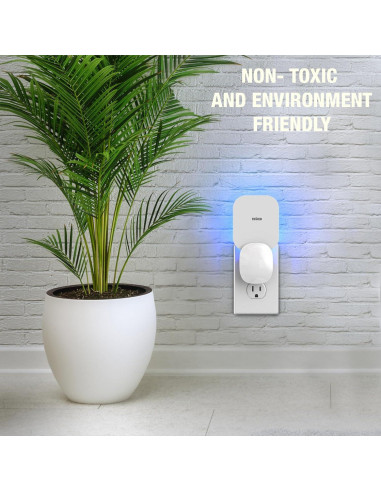 Trampa de Moscas Interior TruRid con Luz UV y 3 Tarjetas de Pegamento