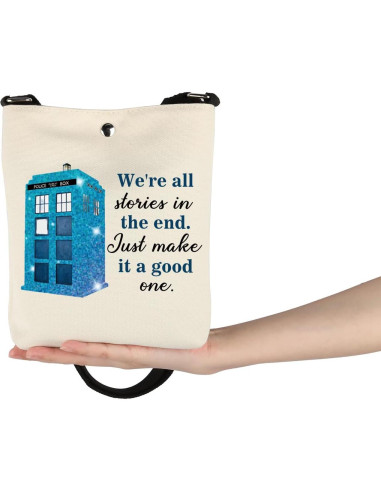 Bolsa de Maquillaje VAMSII WhoStoriesBag para Fans de TV