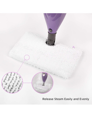 Paños de Reemplazo Flammi para Mop de Vapor Shark Pocket - 2 Unidades
