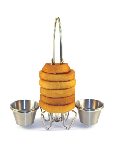 Torre de Aros de Cebolla G.E.T. 4-982029 con Soportes para Salsa