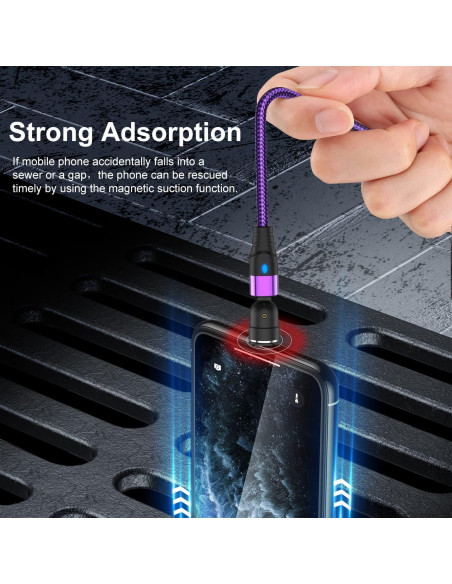 Cable USB C 3A Carga Rápida Trenzado Nylon 1M Melonboy Cable USB C 3A Carga Rápida Trenzado Nylon 1M Melonboy